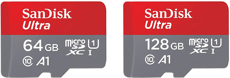 SanDisk 64GB Ultra MicroSDXC UHS-I Memory Card with Adapter - 100MB/s, C10, U1, Full HD, A1, Micro SD Card - SDSQUAR-064G-GN6MA Electronics > Electronics Accessories > Memory > Flash Memory > Flash Memory Cards SanDisk 64GB + 128GB Bundle  