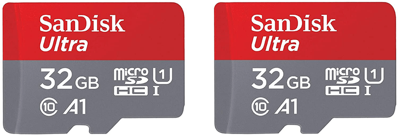 SanDisk 64GB Ultra MicroSDXC UHS-I Memory Card with Adapter - 100MB/s, C10, U1, Full HD, A1, Micro SD Card - SDSQUAR-064G-GN6MA Electronics > Electronics Accessories > Memory > Flash Memory > Flash Memory Cards SanDisk 32GB (2 Pack)  