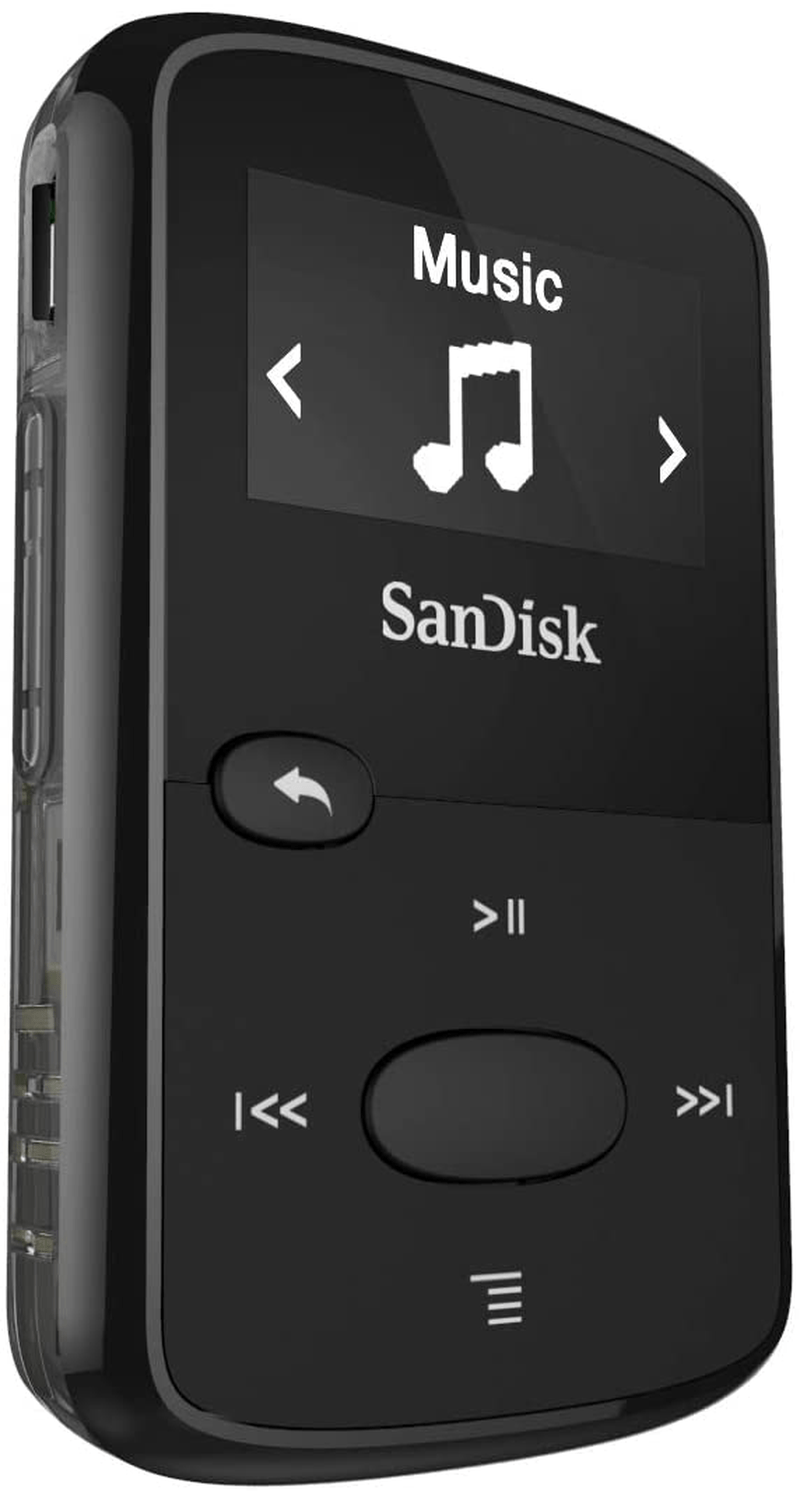 SanDisk 8GB Clip Jam MP3 Player, Black - microSD card slot and FM Radio - SDMX26-008G-G46K Electronics > Audio > Audio Players & Recorders > MP3 Players SanDisk   