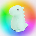 SANKEDOU Dinosaur Night Light for Kids, Touch Sensor Silicone 7 Colors Changing Room Decor for Boys Girls Light, Rechargeable Baby Mood Light Dinosaur Lamp, Cute Bedside Lamp Dinosaur Gifts (Green) Home & Garden > Lighting > Night Lights & Ambient Lighting SANKEDOU Green  