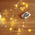 Sanniu Led String Lights, Mini Battery Powered Copper Wire Starry Fairy Lights, Battery Operated Lights for Bedroom, Christmas, Parties, Wedding, Centerpiece, Decoration (5M/16Ft Warm White) Home & Garden > Lighting > Light Ropes & Strings Sanniu Warm White 1 Pack 