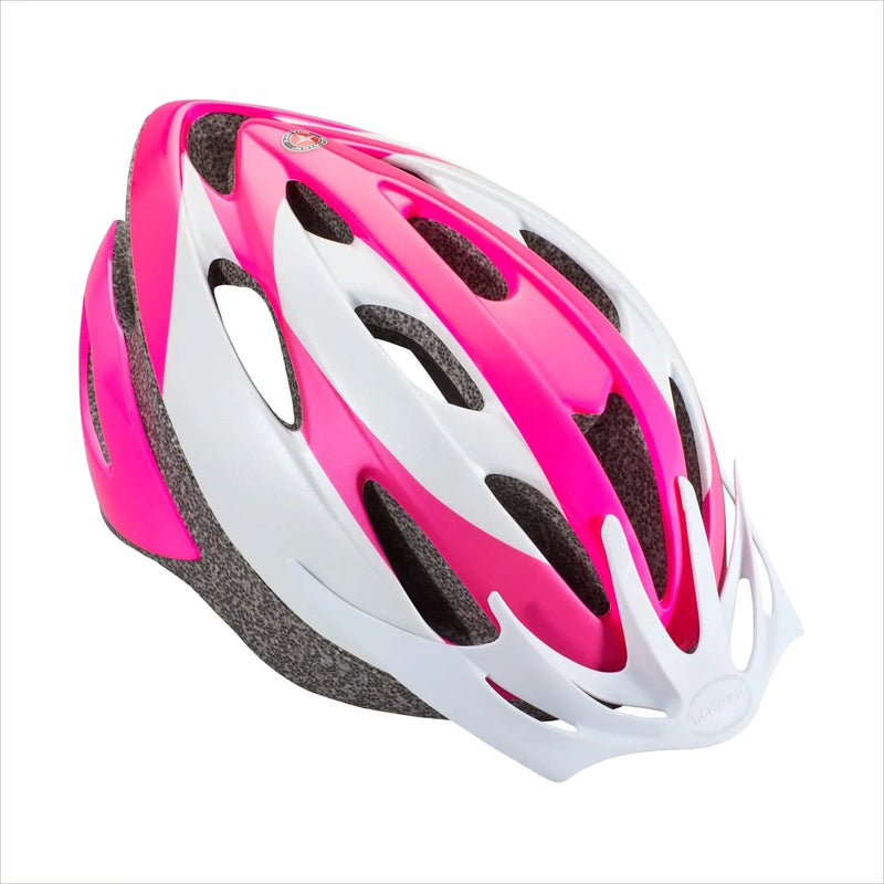 Schwinn Bike-Helmets Thrasher Adult Sporting Goods > Outdoor Recreation > Cycling > Cycling Apparel & Accessories > Bicycle Helmets Schwinn Pink/White Non-Lighted 