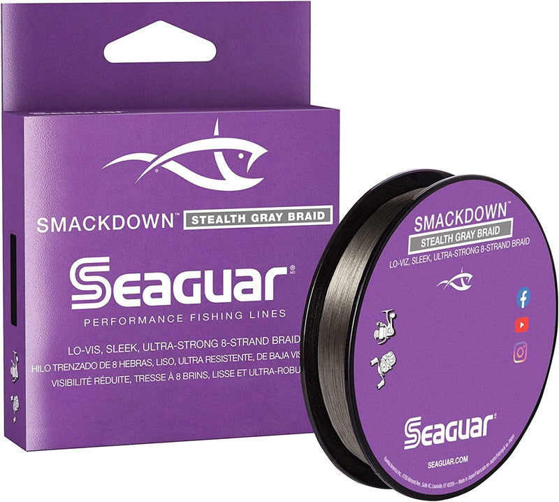 Seaguar Smackdown Braid 150 Yards Stealth Gray Sporting Goods > Outdoor Recreation > Fishing > Fishing Lines & Leaders Seaguar 15 Pound  
