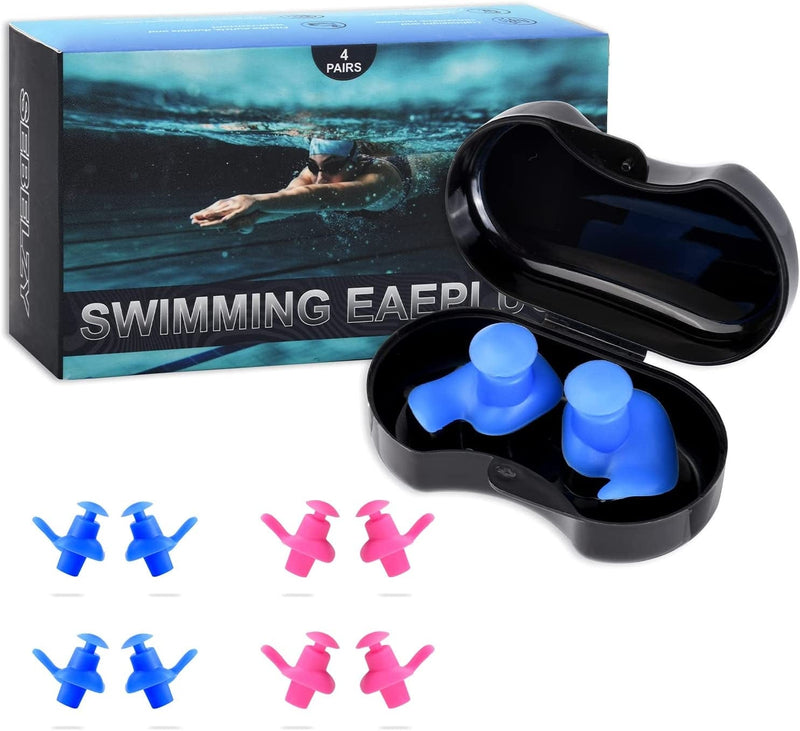 SEBELZY Swimming Ear Plugs (Multi-Color)… Sporting Goods > Outdoor Recreation > Boating & Water Sports > Swimming SEBELZY Blue&pink  