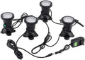 Securitying Pond Light, 36 LED Waterproof Underwater Submersible Lights Multi-Color Spotlight for Garden Fountain Fish Tank Pool, Control Not Included (3 Pack) Home & Garden > Pool & Spa > Pool & Spa Accessories EPCDirect 4 Pack  