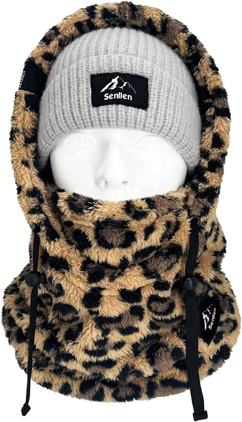 Senllen Ski Mask Cold Weather Fleece Balaclava Wind-Resistant Winter Face Mask for Men and Women Sporting Goods > Outdoor Recreation > Winter Sports & Activities Senllen   