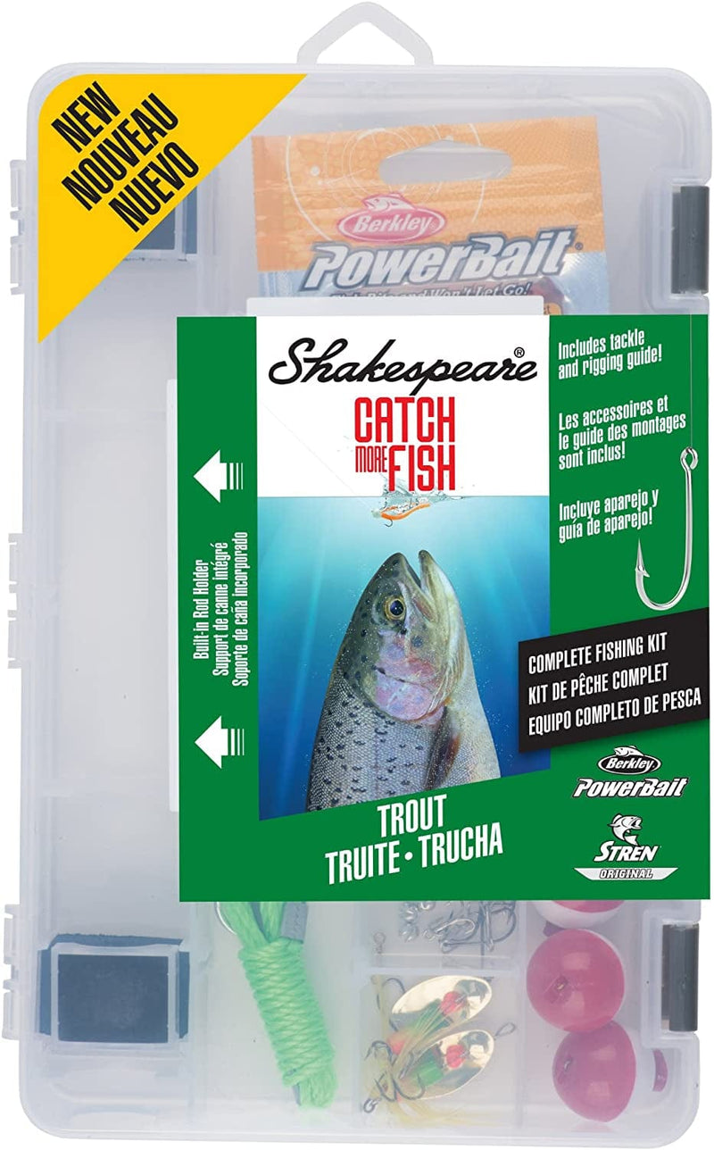 Shakespeare Catch More Fish Bass Spinning Fishing Reel Rod Sporting Goods > Outdoor Recreation > Fishing > Fishing Rods Pure Fishing Rods & Combos   