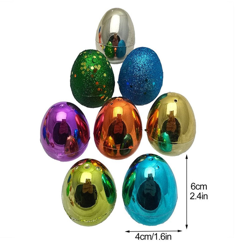 SHIJIESM Electroplated Eggs Easter Gift Festival Ornaments Home Decorations Plastic New Decoration Party Decor Festive Supplies Home & Garden > Decor > Seasonal & Holiday Decorations Shijiesm   