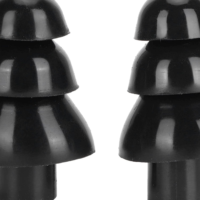 Silicone Earplug, Effect Easy to Wear Christmas Tree Shape Design Black Swimming Earplug for Sleeping and Spas Sporting Goods > Outdoor Recreation > Boating & Water Sports > Swimming Gaeirt   