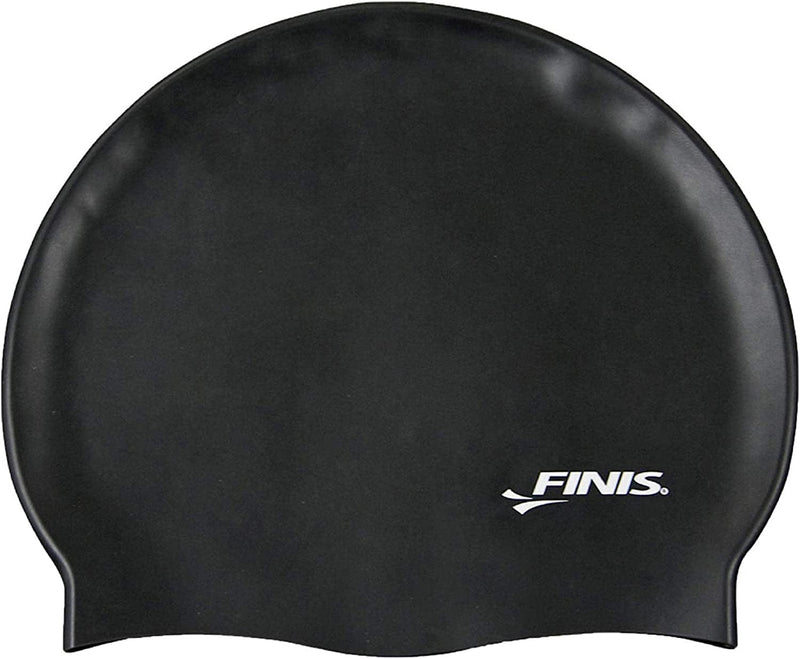 Silicone Swim Cap Sporting Goods > Outdoor Recreation > Boating & Water Sports > Swimming > Swim Caps FINIS Black  
