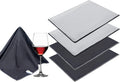 SINLAND Microfiber Glass Cleaning Cloth Polishing Cloths Reusable Lint -Free Drying Towels for Windows Wine Glasses Stemware Dishes Stainless Appliances 20 Inch X 25 Inch Pack of 4 Home & Garden > Household Supplies > Household Cleaning Supplies SINLAND Black+light Grey 20Inchx25Inch 4Pcs 