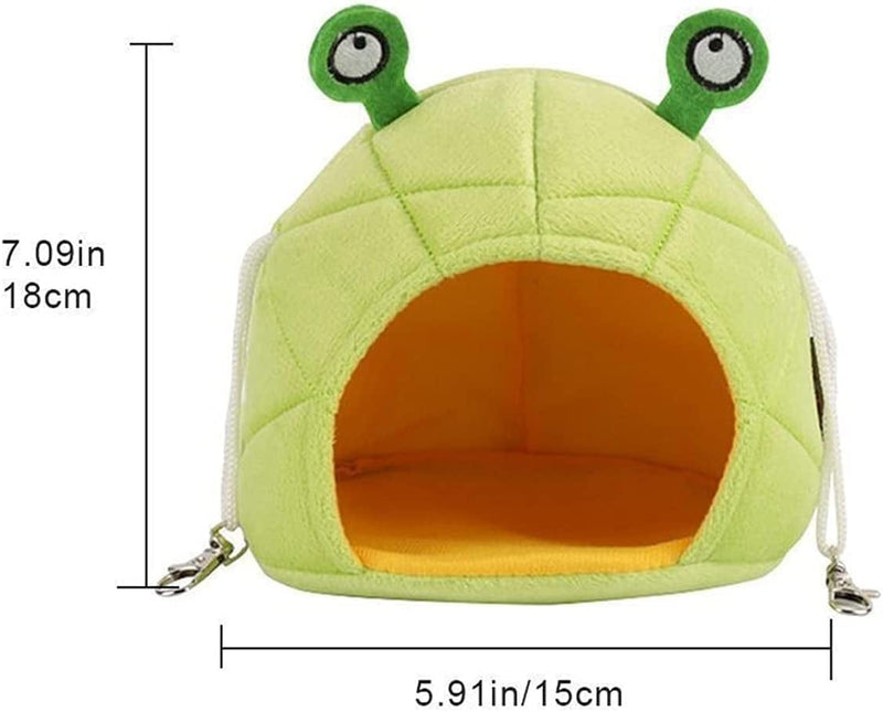 SISWIM Pet Hammock Soft Hanging Bed Cute Pet Nest Fruit Animal Food Nest Hanging Bed Hamster Hammock Small Animal Accessories for Hamster Rabbit (Color : Clear) Animals & Pet Supplies > Pet Supplies > Bird Supplies > Bird Cages & Stands SISWIM   