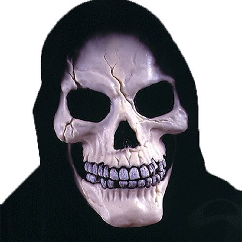 Skull with Shroud Mask Adult Halloween Accessory Apparel & Accessories > Costumes & Accessories > Masks Generic   