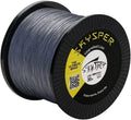 SKYSPER Braided Fishing Line, Upgraded Super Strong Braid Line Adpot for Most Fish Saltwater Freshwater - Abrasion Resistant, Low Memory, Zero Stretch Sporting Goods > Outdoor Recreation > Fishing > Fishing Lines & Leaders SKYSPER gray 80lb-0.40mm-328 Yds 