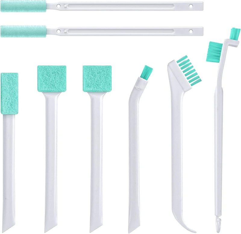 Small Cleaning Brushes for Household, 8Pcs Crevice Cleaning Tool Set for Window Groove Track Humidifier Keyboard Bottle Door Car Vent, Tiny Detail Cleaner Scrub Brush for Gaps Corner Tight Space Home & Garden > Household Supplies > Household Cleaning Supplies Lumkew A-8pcs  
