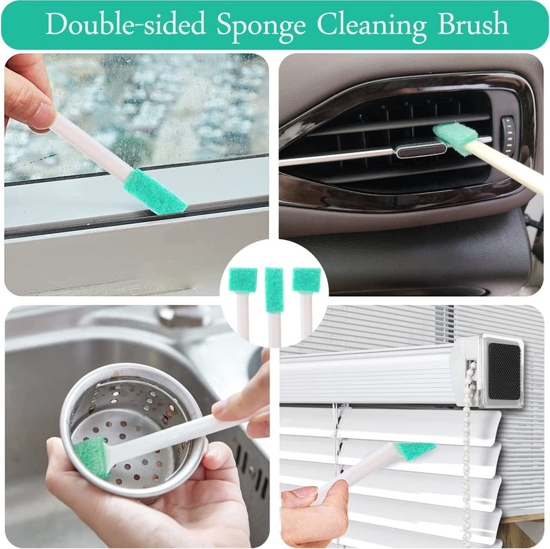 Small Cleaning Brushes for Household Cleaning,Detail Crevice Cleaning Tool Set for Window Groove Track Humidifier Car Gap Bottle Toilet Keyboard,Tiny Scrub Cleaner Brush for Small Space Gaps Corner Home & Garden > Household Supplies > Household Cleaning Supplies Haniforever   