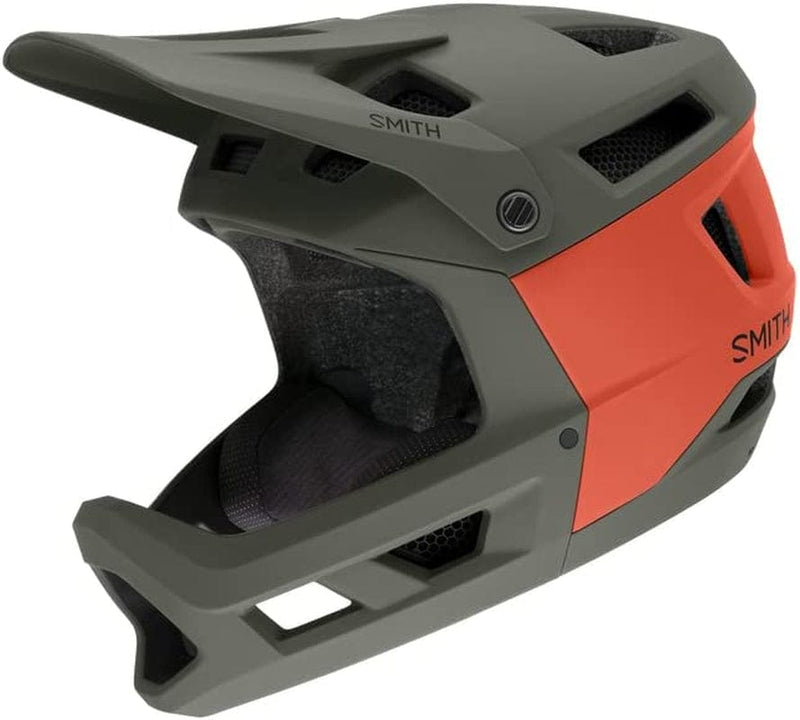 Smith Optics Mainline MIPS Lightweight Full-Face Mountain Bicycle Helmet Sporting Goods > Outdoor Recreation > Cycling > Cycling Apparel & Accessories > Bicycle Helmets Smith Matte Sage/Red Rock Small 