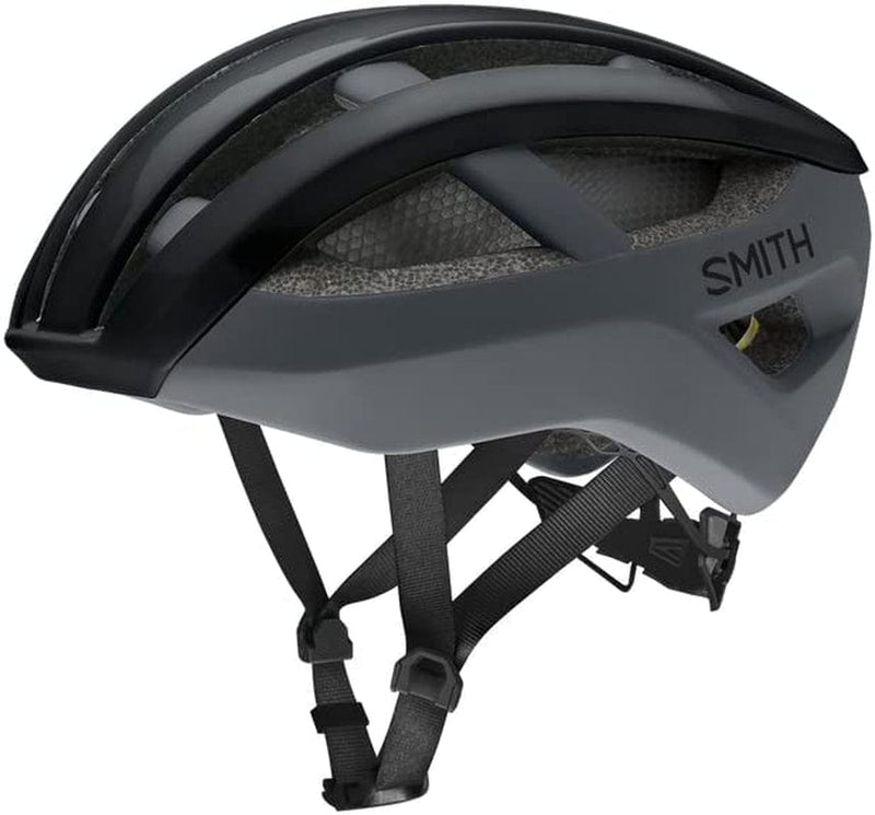 Smith Optics Network MIPS Road Cycling Helmet Sporting Goods > Outdoor Recreation > Cycling > Cycling Apparel & Accessories > Bicycle Helmets Smith Black/Matte Cement Small 