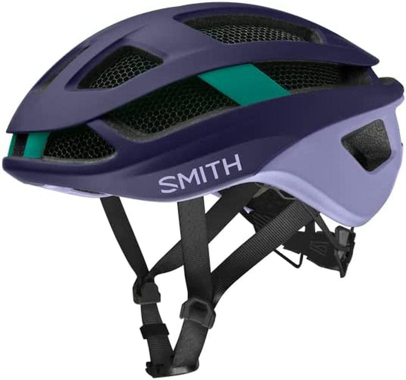 Smith Optics Trace MIPS Road Cycling Helmet Sporting Goods > Outdoor Recreation > Cycling > Cycling Apparel & Accessories > Bicycle Helmets Smith Matte Indigo / Iris / Jade Medium 
