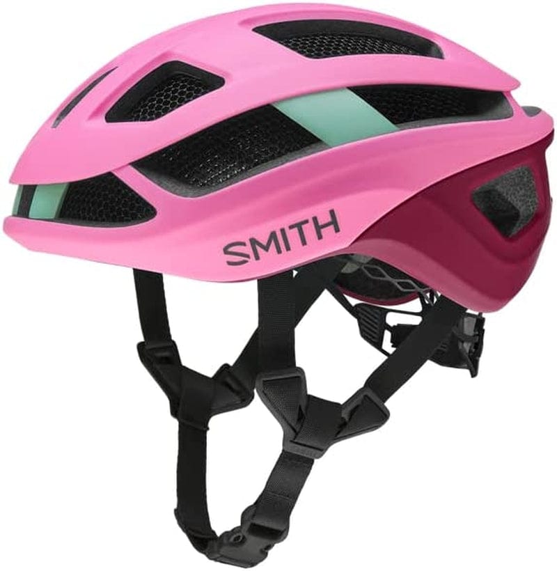 Smith Optics Trace MIPS Road Cycling Helmet Sporting Goods > Outdoor Recreation > Cycling > Cycling Apparel & Accessories > Bicycle Helmets Smith Matte Flamingo/Merlot Medium 