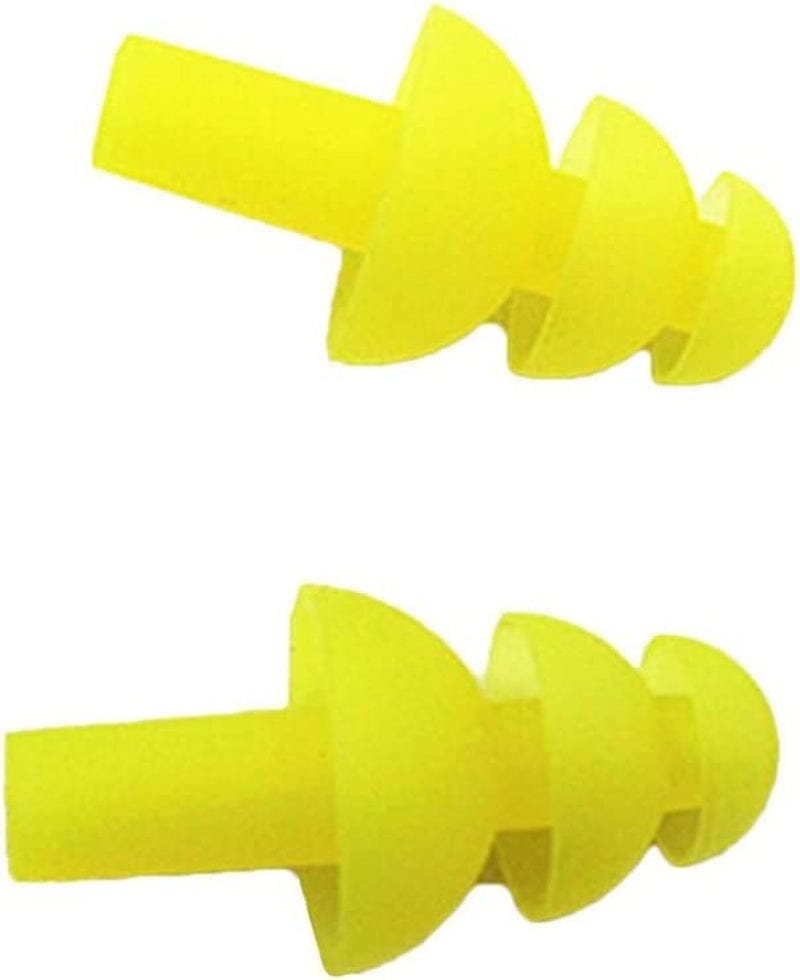Snadulor Silicone Earplugs Swimmers - 6 Pairs(12Pcs) Soft and Flexible Ear Plugs for Swimming or Sleeping Sporting Goods > Outdoor Recreation > Boating & Water Sports > Swimming Skydume Yellow  
