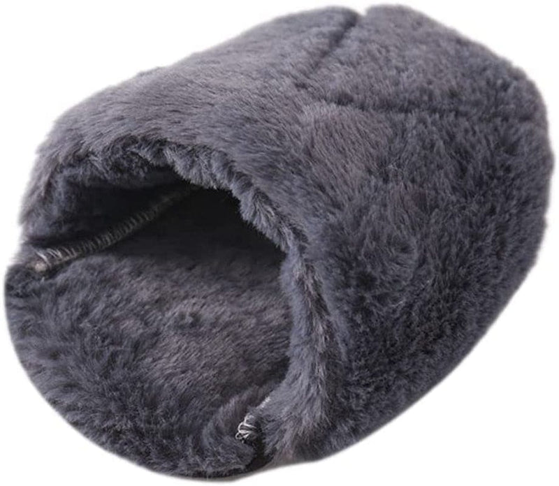 Soft Guinea Pig Nests, Cute Hamster Houses Warm Squirrel Sleeping Beds Small Animal Cotton Mats, Mini Pet Cages Winter Pet Accessories(L,Grey) Animals & Pet Supplies > Pet Supplies > Bird Supplies > Bird Cages & Stands Generic Gray Large 