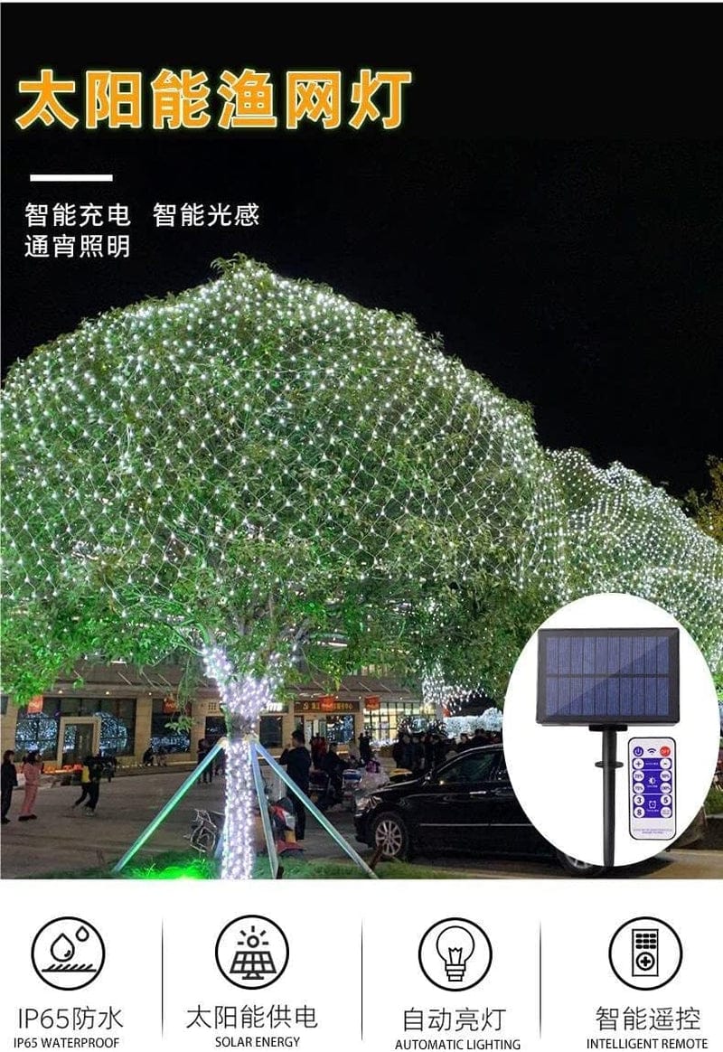Solar Grid Lamp String (6M * 4M 672 Lamp, with Remote Control, Square) Home & Garden > Lighting > Lamps Jimo Zhengfang Trading Co., Ltd   