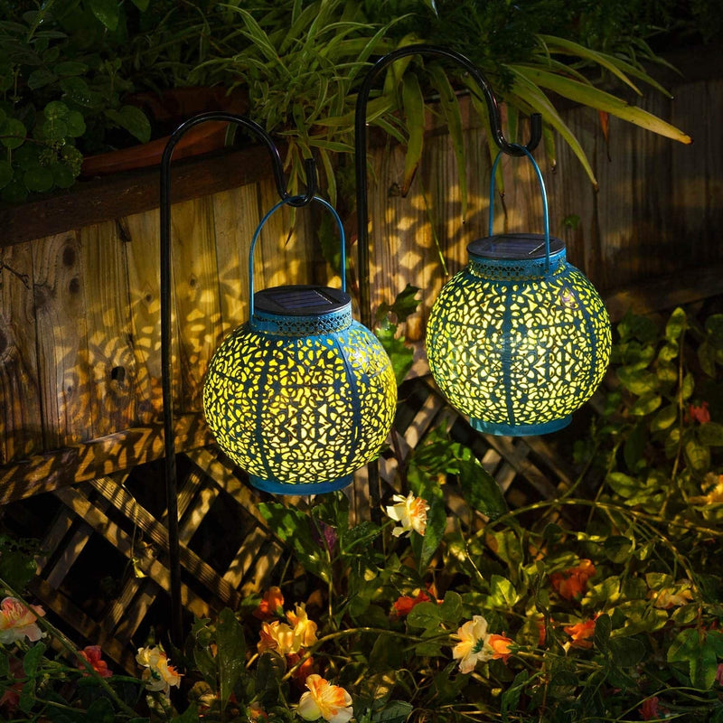 Solar Lantern Outdoor Lights Waterproof Garden Hanging Lights for Patio,Outside Valentine'S Day Gift Birthday Gifts Mother'S Day Gifts [Set of 2] Home & Garden > Lighting > Lamps TAKE ME   