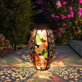 Solar Lanterns Outdoor Light - Solar Powered LED Hummingbird Glass Lights Decorative Waterproof Tabletop Lamp Tabletop with Hollowed-Out Design for Indoor Yard Table Patio Garden Pathway Holiday Home & Garden > Lighting > Lamps CHINZIMEI Hummingbird-2  