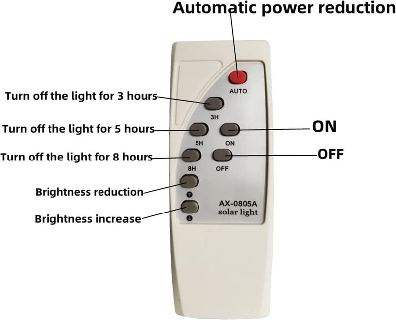 Solar Light Remote Control, Wireless Portable Good Heat Dissipation Sensitive Solar Light Switch Easy Using for Lamp Bead Home & Garden > Lighting > Lamps YYQTGG   