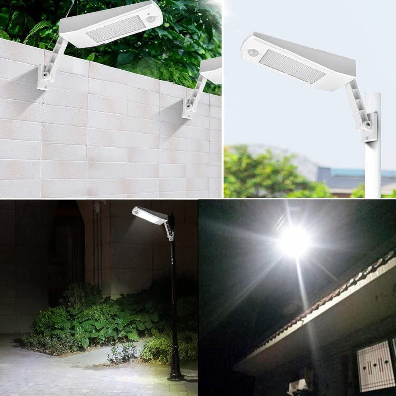 Solar Outdoor Lights, 48Leds 900LM Garden Lights Solar Powered Waterproof IP65 4 Modes Emergency Light with PIR Motion Sensor, All-In-One Cordless Lamp, for Street Road Yard Pathway Home & Garden > Lighting > Lamps Lcamaw   