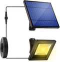 Solar Outdoor Lights Garden LED Flood Lights with Extension Cable Dusk to Dawn Security Waterproof Landscape Lighting for Barn,Ceiling Porch, Cabin Roof,Tree,Doorway,Yard,Street(Warm White) Home & Garden > Lighting > Flood & Spot Lights Ousam Led Warm White  
