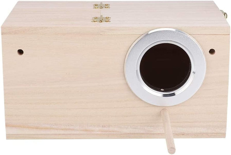 SOONHUA Bird House Parrot Breeding Box, Quality Wooden Pet Bird Nest House Breeding Box Cage Accessories for Parrot,Budgie Cockatiel Breeding Nesting Bird Aviary Cage Box Animals & Pet Supplies > Pet Supplies > Bird Supplies > Bird Cages & Stands SOONHUA   