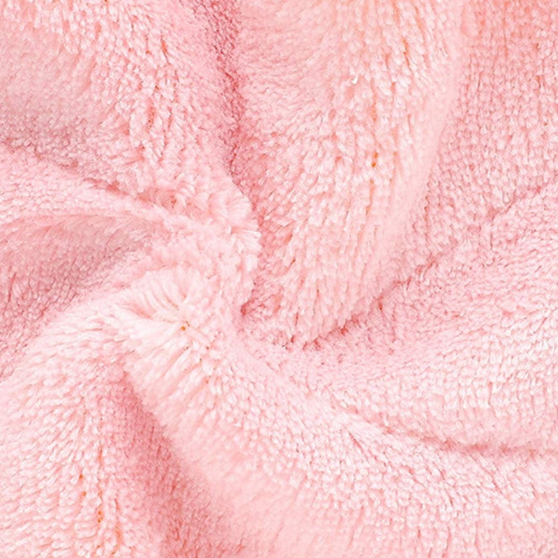 Soundsbeauty Washing Dishcloth, Microfiber Two Colored Thick Towel Home Kitchen Cleaning Appliance Pink Green Home & Garden > Household Supplies > Household Cleaning Supplies SoundsBeauty   