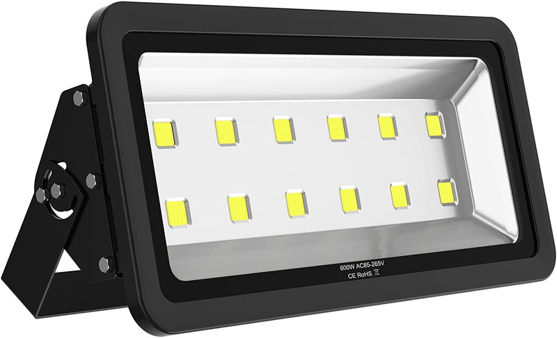 SOUTHLEVY 400W LED Flood Lights, Super Bright 40000Lm Outdoor Flood Lightssuper IP66 Waterproof Exterior Security Lights,6000K Daylight White Lighting for Playground Yard Stadium Lawn Ball Park Home & Garden > Lighting > Flood & Spot Lights SOUTHLEVY ‎600w-black  