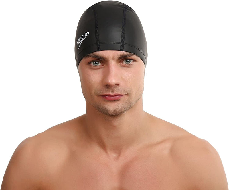 Speedo Black Swimming Cap Pace