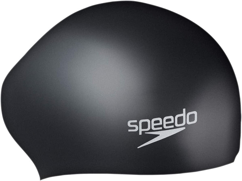 Speedo Long Hair Swim Cap, Comfortable Fit, Hydrodynamic Design, Waterproof Hat