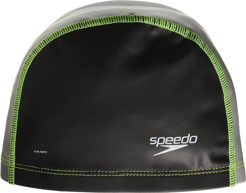 Speedo Silicone Stretch Fit Swim Cap Sporting Goods > Outdoor Recreation > Boating & Water Sports > Swimming > Swim Caps Speedo Black/Silver Large/X-Large 