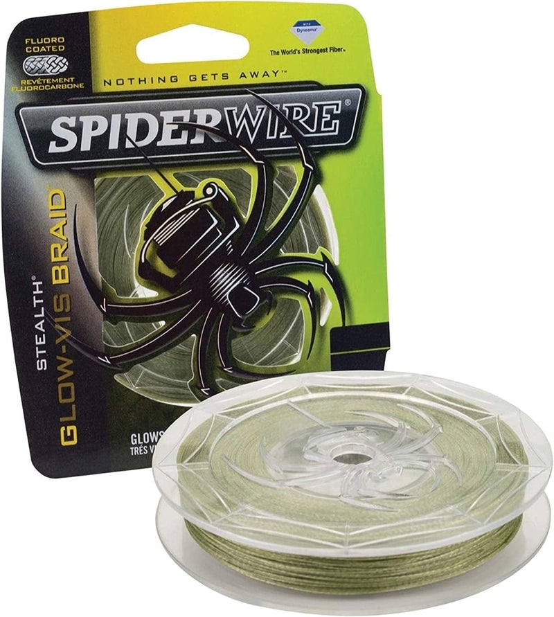 Spiderwire Stealth Braid Fishing Line Sporting Goods > Outdoor Recreation > Fishing > Fishing Lines & Leaders Pure Fishing Glow-Vis Green 40 Pounds 300 Yards