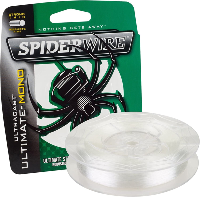 Spiderwire Ultracast Ultimate Mono, Clear, 8Lb, 3.6Kg Break Strength, 330Yd, 30 M Fishing Line, Suitable for Saltwater and Freshwater Environments, High Strength-To-Diameter Ratio, 15% Stretch Sporting Goods > Outdoor Recreation > Fishing > Fishing Lines & Leaders Pure Fishing   