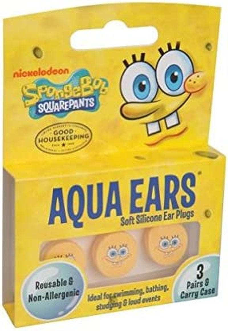 Spongebob Squarepants - Faces Three Pair Set Ear Plugs Sporting Goods > Outdoor Recreation > Boating & Water Sports > Swimming Nickelodeon   