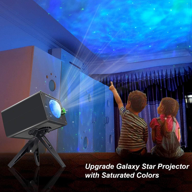 Star Projector, Calyla Galaxy Projector for Bedroom,Night Light LED Ocean Wave Movable RGB 8 Lighting Modes with Remote and Music Voice Control,Star Light Projector for Kids Adults Room Décor Home & Garden > Pool & Spa > Pool & Spa Accessories Calyla   