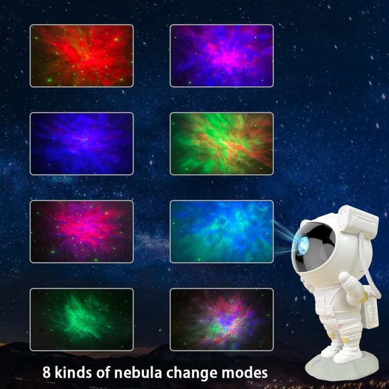 Star Projector Galaxy Night Lights - Astronaut Starry Nebula Ceiling LED Lamp with Timer and Remote Space Projector Suitable for Christmas Birthdays Valentine'S Day Halloween Unique Gift for Kids Home & Garden > Lighting > Night Lights & Ambient Lighting JFLLamp   
