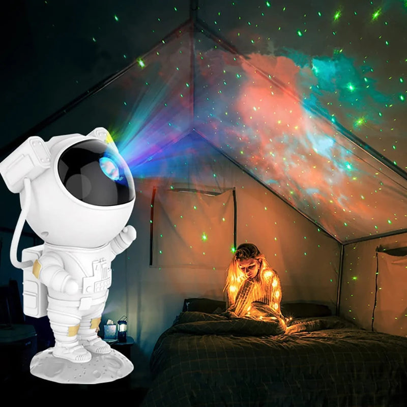 Star Projector Galaxy Night Lights - Astronaut Starry Nebula Ceiling LED Lamp with Timer and Remote Space Projector Suitable for Christmas Birthdays Valentine'S Day Halloween Unique Gift for Kids Home & Garden > Lighting > Night Lights & Ambient Lighting JFLLamp   