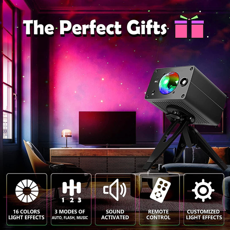 Star Projector, Purbert Galaxy Projector for Bedroom, 16 Colors Light Effect with Remote Control, Night Light Projector for Kids Room, Birthday Christmas Gift for Boys Girls Adults (Black) Home & Garden > Pool & Spa > Pool & Spa Accessories Purbert   