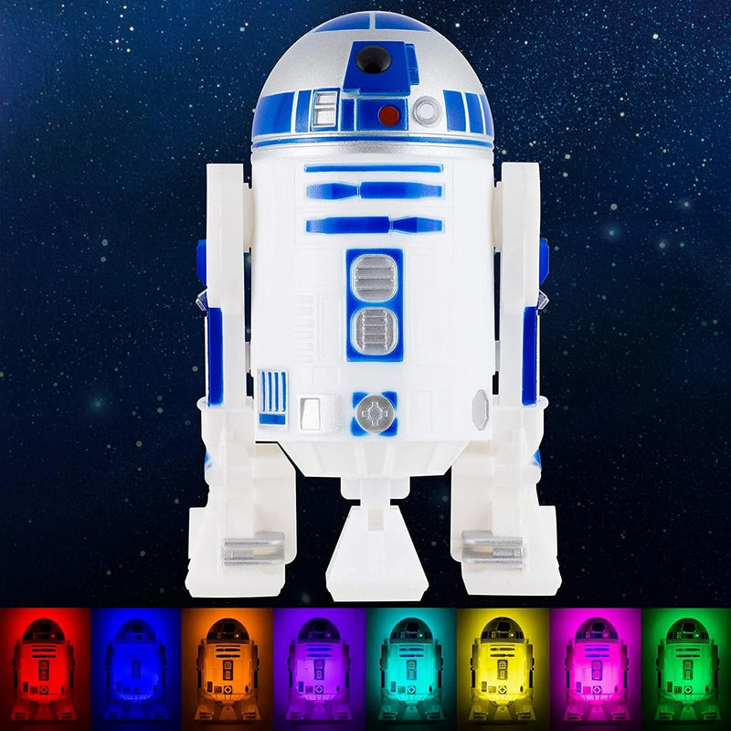 Star Wars R2-D2 LED Night Light, Color Changing, Collector’S Edition, Dusk-To-Dawn Sensor, Plug-In, Disney, Galaxy, Ideal for Bedroom, Bathroom, Nursery, Hallway, 43669 Home & Garden > Lighting > Night Lights & Ambient Lighting Jasco Products Company, LLC   