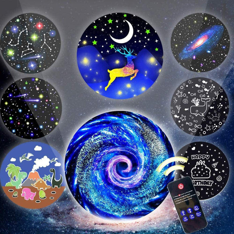 STARS LAMP Ocean Night Light Projector, Kids Galaxy Projector for Bedroom, Nebula Star Projector with USB Cable, 360 Degree Rotation Kid Night Light Lamp for Decorating Party,Birthdays,Christmas Gifts Home & Garden > Pool & Spa > Pool & Spa Accessories STARS LAMP Galaxy Remote Control  