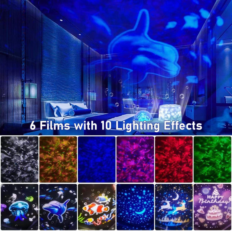 STARS LAMP Ocean Night Light Projector, Kids Galaxy Projector for Bedroom, Nebula Star Projector with USB Cable, 360 Degree Rotation Kid Night Light Lamp for Decorating Party,Birthdays,Christmas Gifts Home & Garden > Pool & Spa > Pool & Spa Accessories STARS LAMP   