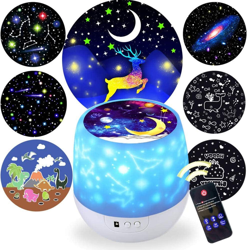 STARS LAMP Ocean Night Light Projector, Kids Galaxy Projector for Bedroom, Nebula Star Projector with USB Cable, 360 Degree Rotation Kid Night Light Lamp for Decorating Party,Birthdays,Christmas Gifts Home & Garden > Pool & Spa > Pool & Spa Accessories STARS LAMP RemoteControl  