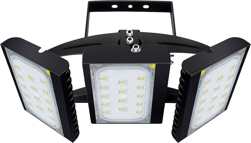 STASUN LED Flood Light Outdoor, 150W 13500Lm Outdoor Lighting, 6000K Daylight White, IP66 Waterproof outside Floodlight Exterior Security Light with 3 Adjustable Heads for Yard, Street, Parking Lot Home & Garden > Lighting > Flood & Spot Lights STASUN Daylight White 300W 